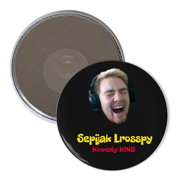 Magnet  s potiskem Magnet Komedy KING Lrosspy